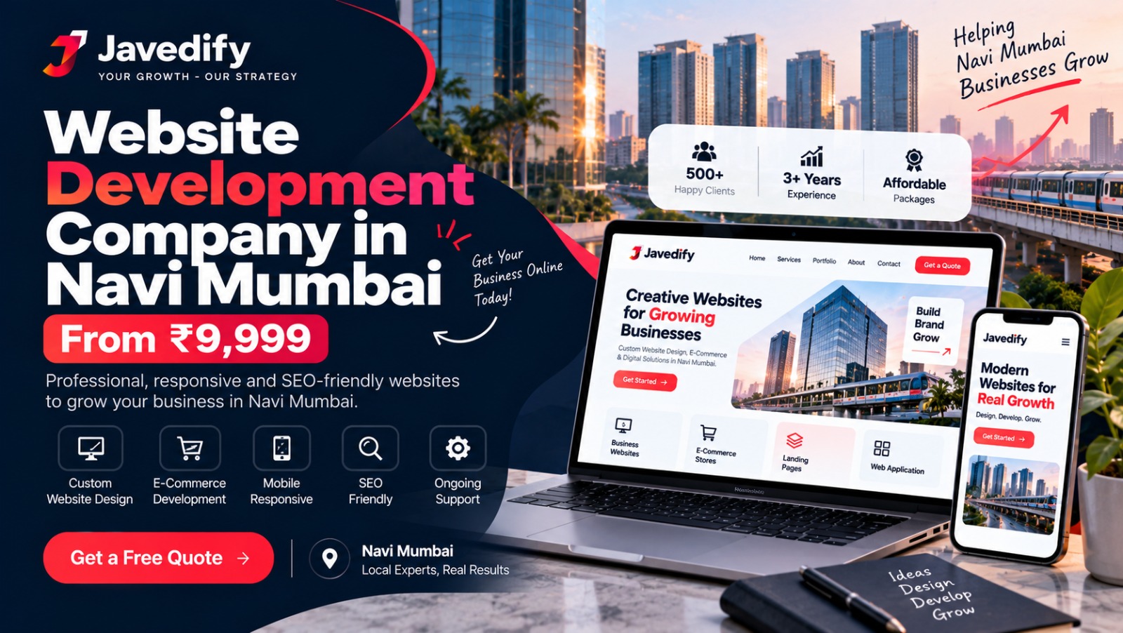 Website Development Company in Navi Mumbai: From ₹9,999