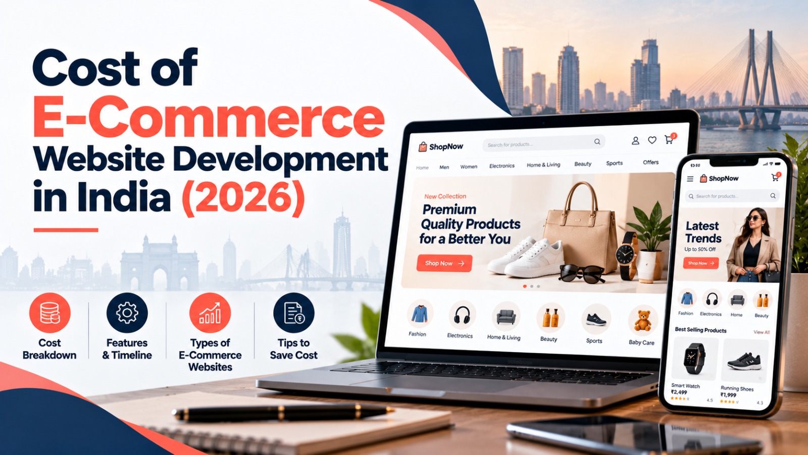 Cost of E-Commerce Website Development in India (2026)