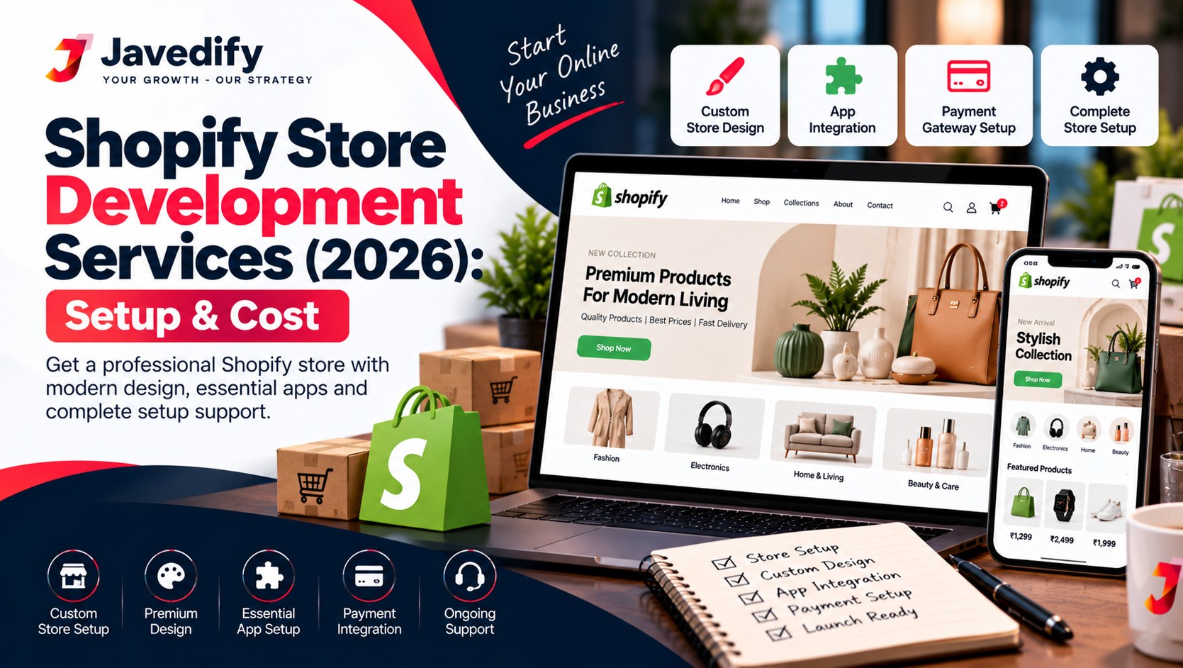 Shopify Store Development Services (2026): Setup & Cost