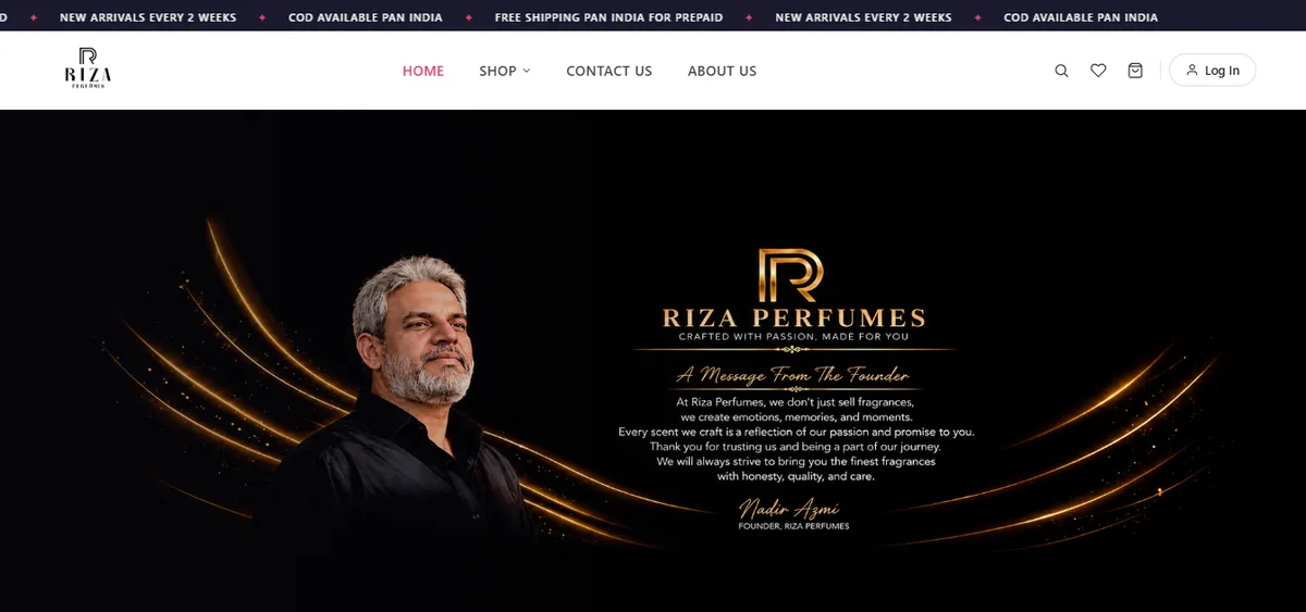 Riza Perfumes: Website Case Study
